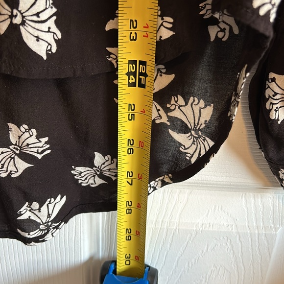 Maeve (Anthropologie) high/low button-up shirt - Picture 10 of 11